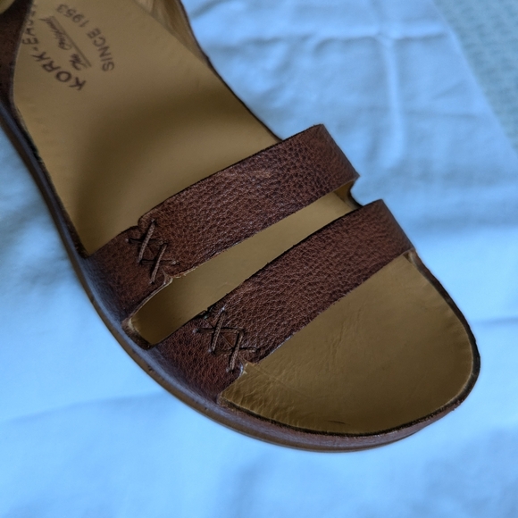 Kork-Ease tan leather sandals size 8 - Picture 3 of 8